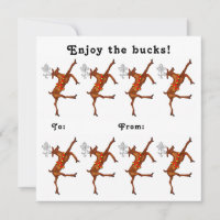 Funny Money Cash Gift Holiday Cards