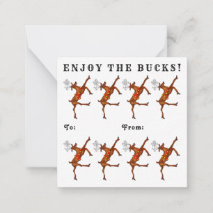 Funny Money Christmas Holiday Cards