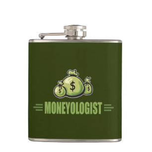 Funny Money Hip Flask