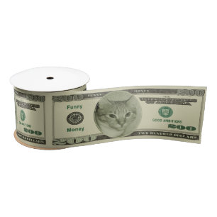 Funny Money Satin Ribbon