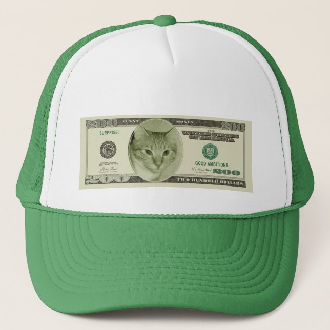 Funny Money Trucker Hat (Front)
