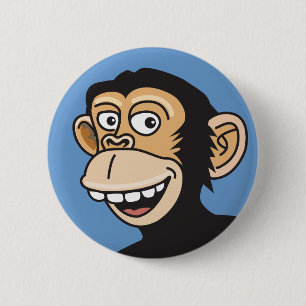 Funny MONKEY 2 Inch Round Button