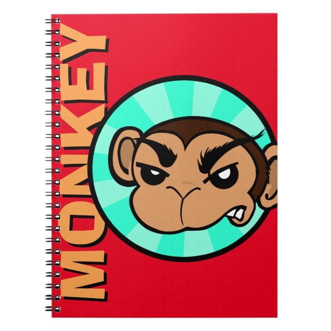 FUNNY MONKEY CARNET SPIRAL (Devant)