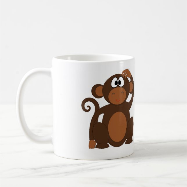 Funny monkey coffee mug (Left)