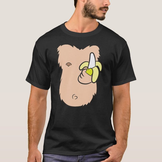Funny Monkey Costume Gorilla Costume Monkey T-Shirt (Front)