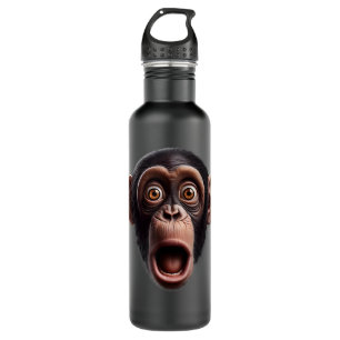 Funny Monkey Face chimpanzee 710 Ml Water Bottle