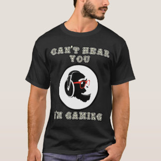 Funny Monkey Gamer Gaming funny T-Shirt