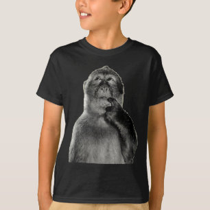 Funny Monkey Meme With Retro Odore Humor Art Style T-Shirt