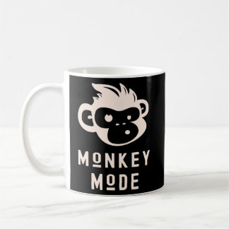 Funny Monkey Mode Cool Chimp Wild Primate Animal  Coffee Mug