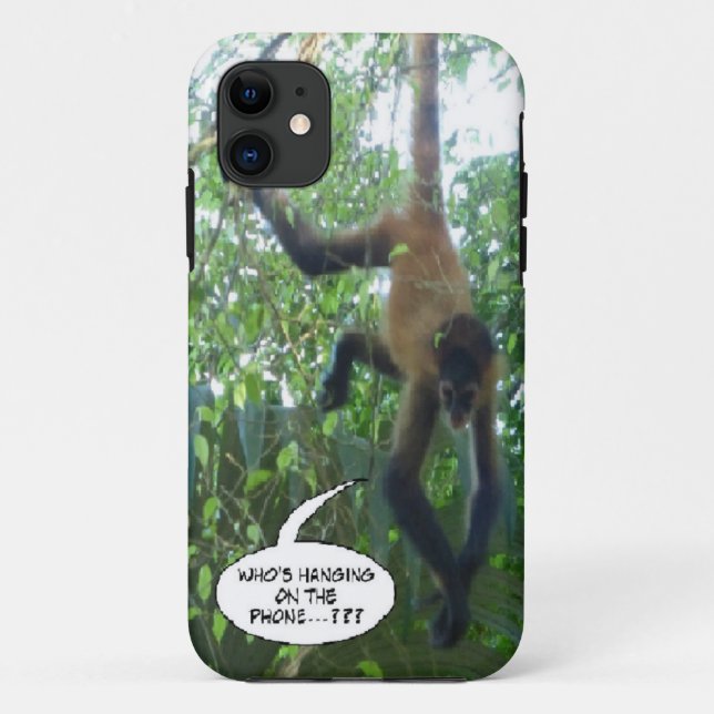 Funny Monkey Phone Case (Back)