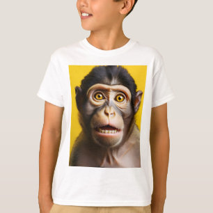 Funny monkey portrait T-Shirt