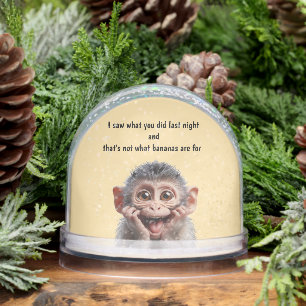 Funny Monkey Snowglobe