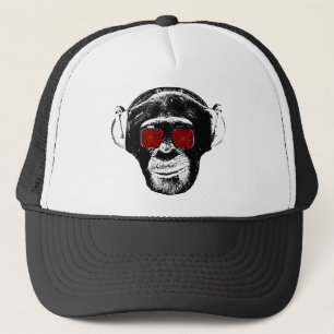 Funny monkey trucker hat