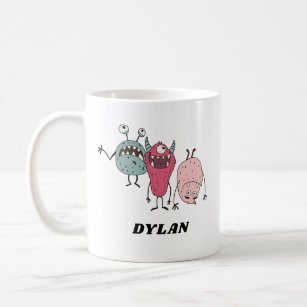 Funny Monster Friends Cute Colourful Personalized Coffee Mug