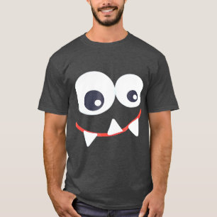 Funny Monster Halloween  Monster Face T-Shirt