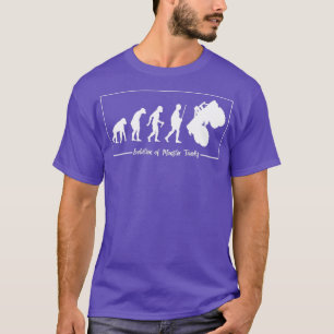 Funny Monster Size Truck Evolution Gift RV Radio C T-Shirt