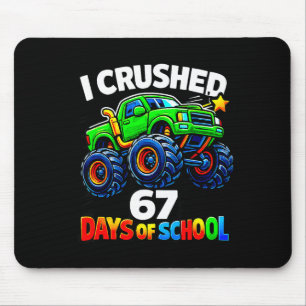 Funny Monster Truck Six Seven Meme Boys Kids Schoo Mouse Pad