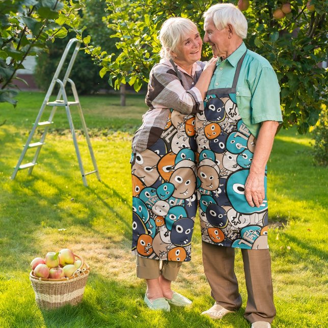 Funny Monsters Apron (Creator Uploaded)