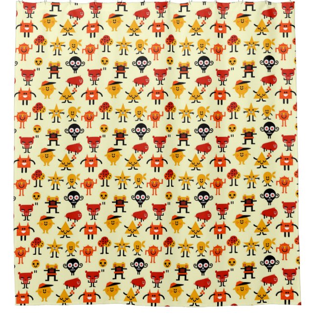 Funny monsters pattern (Front)