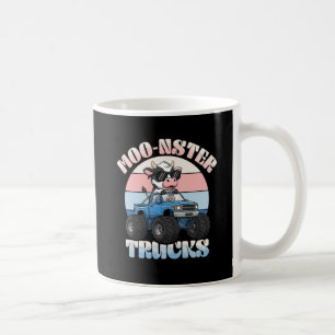 Funny Moo-nster Truck Cow Driving Monster Truck Coffee Mug