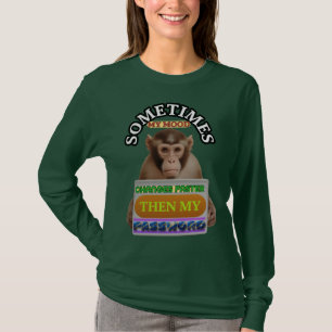 Funny Mood Change Password T-Shirt   Sarcastic Mem