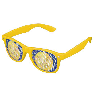 Funny Moon Man Outer Space Vintage Retro Sunglasses