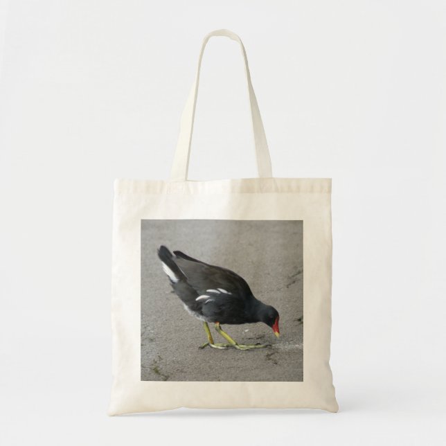 Funny Moorhen Take a Bow Bag (Front)