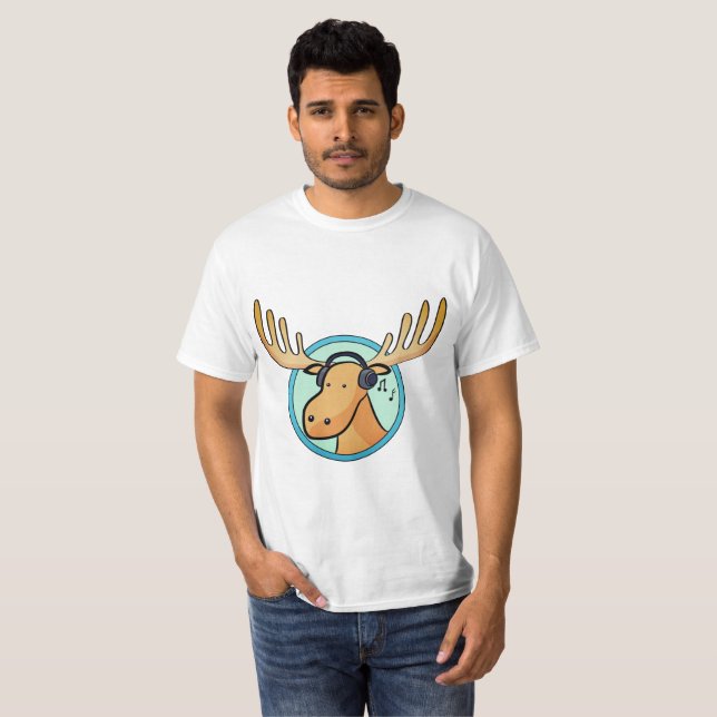 Funny Moose T-Shirt (Front Full)