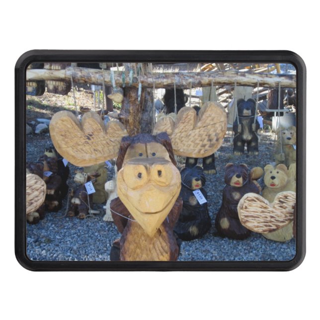 Funny Moose Truck Hitch Cover (Front)