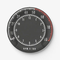 Funny Mopar - Charger Tic Toc Tach Round Clock