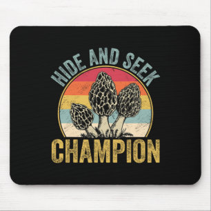 Funny Morel Mushroom Hunting Morels Hunter Foragin Mouse Pad