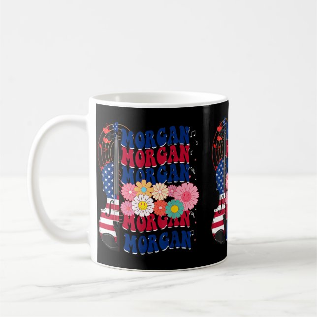 Funny Morgan First Name Personalized For Men Women Coffee Mug (Left)