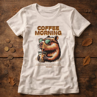 Funny Morning Coffee Drinker T-Shirt