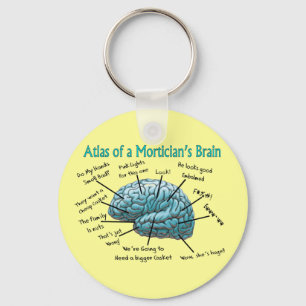 Funny Mortician Gifts Keychain