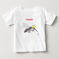 Funny mosquito insect cartoon illustration