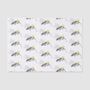 Funny mosquito insect cartoon illustration tissue paper