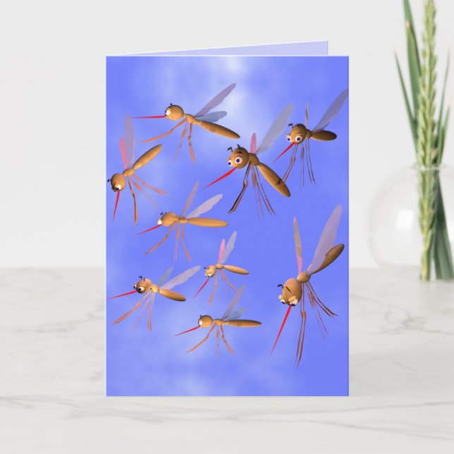 Funny Mosquitoes Card (Front)