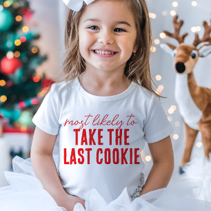 Funny Most Likely To Personalized Family Christmas T-Shirt