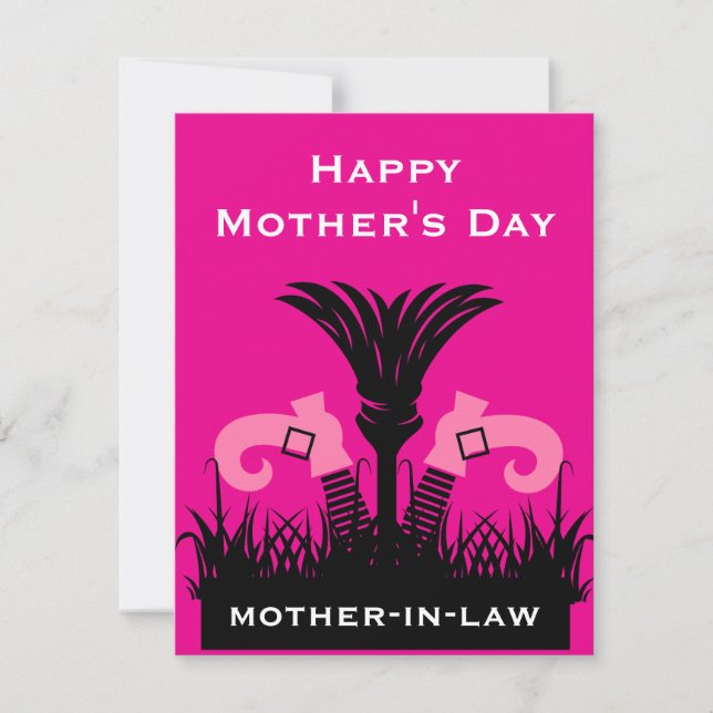 Funny Mother In Law  Card (Front)