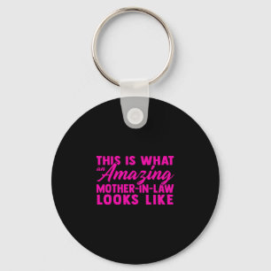 Funny mother in law from daughter mother's day keychain