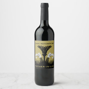 Funny Mother In Law  Wine Label