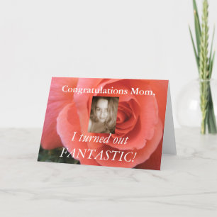 Funny Mothers Day Card - Add your own photo!