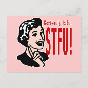 Funny Mother's Day Design Postcard