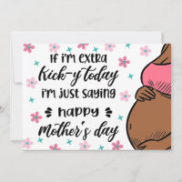 Funny Mother's Day from Baby Bump for Mom to Be