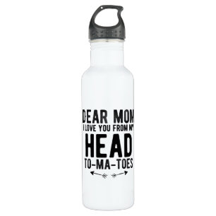 funny mothers day gift for mother mom 710 ml water bottle