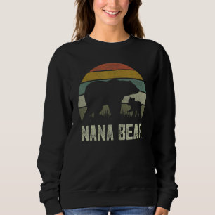 Funny Mothers Day Italian Grandma  Cub Kids Nana B Sweatshirt