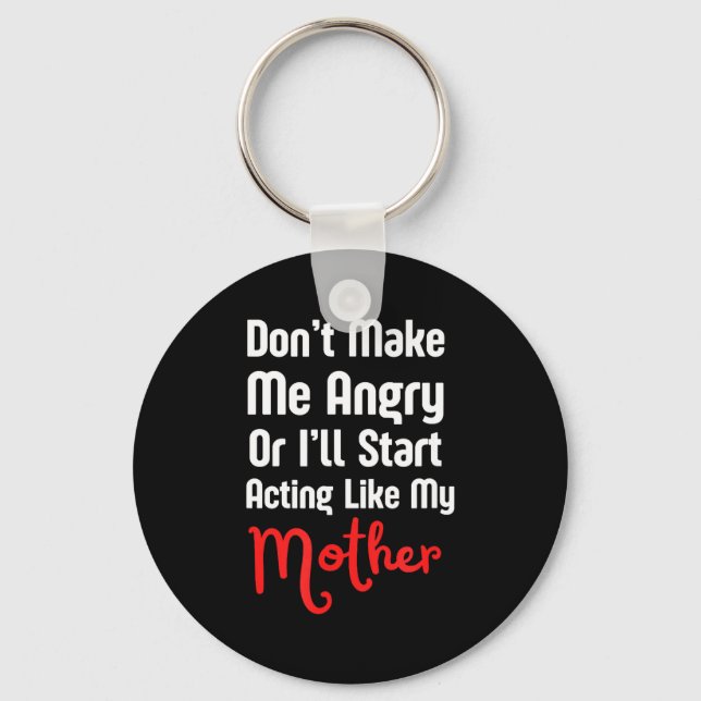 Funny Mother's Day  Keychain (Front)