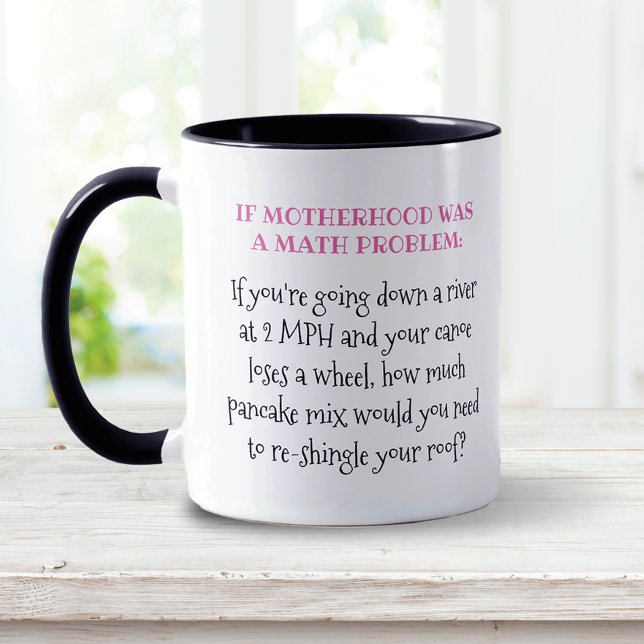 Funny Mothers' Day Math Problem Mug (Creator Uploaded)