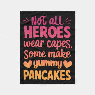 Funny Mothers Day Quote Mom Hero Mom Birthday Fleece Blanket