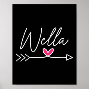 Funny Mothers Day Shirt Cute Pink Arrow Heart Well Poster